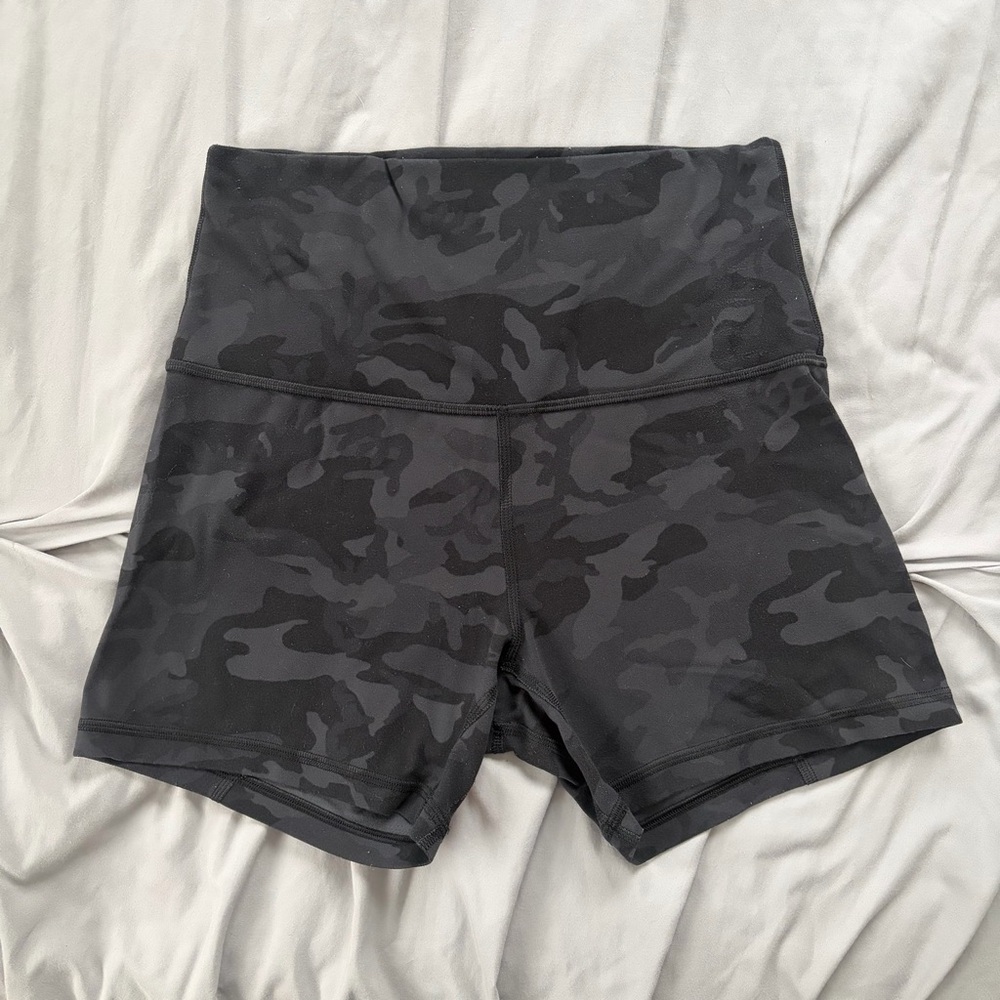 Lululemon Align Shorts Camo Multi Grey